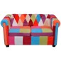 2-tlg. Chesterfield-Sofa-Set Stoff 2-tlg. Chesterfield-Sofa-Set Stoff