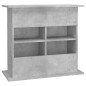vidaXL Aquariumständer Betongrau 81x36x73 cm Holzwerkstoff vidaXL Aquariumständer Betongrau 81x36x73 cm Holzwerkstoff