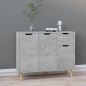vidaXL Sideboard Betongrau 90x30x72 cm Holzwerkstoff vidaXL Sideboard Betongrau 90x30x72 cm Holzwerkstoff