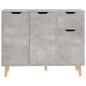 vidaXL Sideboard Betongrau 90x30x72 cm Holzwerkstoff vidaXL Sideboard Betongrau 90x30x72 cm Holzwerkstoff