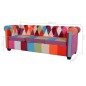2-tlg. Chesterfield-Sofa-Set Stoff 2-tlg. Chesterfield-Sofa-Set Stoff