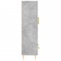 vidaXL Highboard Betongrau 69,5x31x115 cm Holzwerkstoff vidaXL Highboard Betongrau 69,5x31x115 cm Holzwerkstoff