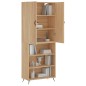 Highboard Sonoma-Eiche 69,5x34x180 cm Holzwerkstoff Highboard Sonoma-Eiche 69,5x34x180 cm Holzwerkstoff
