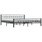 vidaXL Bettgestell Schwarz Stahl 200x200 cm vidaXL Bettgestell Schwarz Stahl 200x200 cm