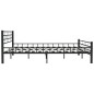 vidaXL Bettgestell Schwarz Stahl 200x200 cm vidaXL Bettgestell Schwarz Stahl 200x200 cm