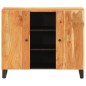 vidaXL Sideboard mit 2 Türen 90x33x75 cm Massivholz Akazie vidaXL Sideboard mit 2 Türen 90x33x75 cm Massivholz Akazie
