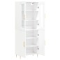 vidaXL Highboard Weiß 69,5x34x180 cm Holzwerkstoff vidaXL Highboard Weiß 69,5x34x180 cm Holzwerkstoff