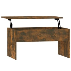 vidaXL Couchtisch Räuchereiche 80x50,5x41,5 cm Holzwerkstoff