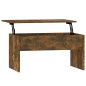 vidaXL Couchtisch Räuchereiche 80x50,5x41,5 cm Holzwerkstoff