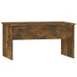 vidaXL Couchtisch Räuchereiche 80x50,5x41,5 cm Holzwerkstoff