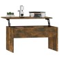 vidaXL Couchtisch Räuchereiche 80x50,5x41,5 cm Holzwerkstoff