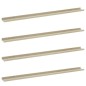 vidaXL Wandregale 4 Stk. Weiß und Sonoma-Eiche 115x9x3 cm vidaXL Wandregale 4 Stk. Weiß und Sonoma-Eiche 115x9x3 cm