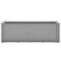 vidaXL Garten-Hochbeet mit Selbstbewässerungssystem Grau 100x43x33 cm vidaXL Garten-Hochbeet mit Selbstbewässerungssystem Grau 100x43x33 cm