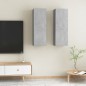 vidaXL TV-Schränke 2 Stk. Betongrau 30,5x30x90 cm Holzwerkstoff vidaXL TV-Schränke 2 Stk. Betongrau 30,5x30x90 cm Holzwerkstoff