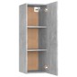 vidaXL TV-Schränke 2 Stk. Betongrau 30,5x30x90 cm Holzwerkstoff vidaXL TV-Schränke 2 Stk. Betongrau 30,5x30x90 cm Holzwerkstoff