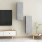 vidaXL TV-Schränke 2 Stk. Betongrau 30,5x30x90 cm Holzwerkstoff vidaXL TV-Schränke 2 Stk. Betongrau 30,5x30x90 cm Holzwerkstoff
