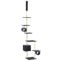 vidaXL Katzenbaum mit Sisal-Kratzsäulen 260 cm Dunkelblau