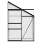 vidaXL Gewächshaus Anthrazit Aluminium 1,38 m³ vidaXL Gewächshaus Anthrazit Aluminium 1,38 m³