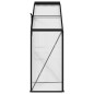 vidaXL Gewächshaus Anthrazit Aluminium 1,38 m³ vidaXL Gewächshaus Anthrazit Aluminium 1,38 m³