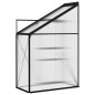 vidaXL Gewächshaus Anthrazit Aluminium 1,38 m³ vidaXL Gewächshaus Anthrazit Aluminium 1,38 m³