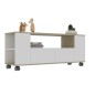 vidaXL TV-Schrank Weiß Sonoma-Eiche 120x35x48 cm Holzwerkstoff vidaXL TV-Schrank Weiß Sonoma-Eiche 120x35x48 cm Holzwerkstoff