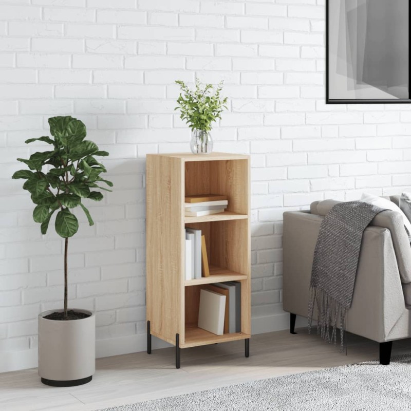 vidaXL Sideboard Sonoma-Eiche 34,5x32,5x90 cm Holzwerkstoff vidaXL Sideboard Sonoma-Eiche 34,5x32,5x90 cm Holzwerkstoff