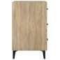 vidaXL Nachttisch Sonoma-Eiche 40x40x66 cm Holzwerkstoff vidaXL Nachttisch Sonoma-Eiche 40x40x66 cm Holzwerkstoff