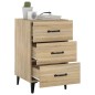 vidaXL Nachttisch Sonoma-Eiche 40x40x66 cm Holzwerkstoff vidaXL Nachttisch Sonoma-Eiche 40x40x66 cm Holzwerkstoff