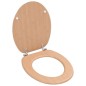 vidaXL Toilettensitz mit Deckel MDF Bambus-Design vidaXL Toilettensitz mit Deckel MDF Bambus-Design