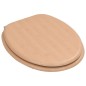 vidaXL Toilettensitz mit Deckel MDF Bambus-Design vidaXL Toilettensitz mit Deckel MDF Bambus-Design
