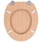 vidaXL Toilettensitz mit Deckel MDF Bambus-Design vidaXL Toilettensitz mit Deckel MDF Bambus-Design