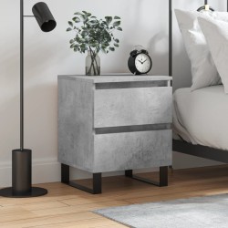 vidaXL Nachttisch Betongrau 40x35x50 cm Holzwerkstoff