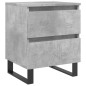 vidaXL Nachttisch Betongrau 40x35x50 cm Holzwerkstoff vidaXL Nachttisch Betongrau 40x35x50 cm Holzwerkstoff