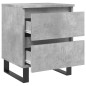 vidaXL Nachttisch Betongrau 40x35x50 cm Holzwerkstoff vidaXL Nachttisch Betongrau 40x35x50 cm Holzwerkstoff