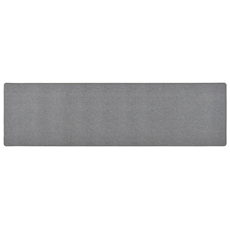 vidaXL Teppichläufer Dunkelgrau 50x200 cm vidaXL Teppichläufer Dunkelgrau 50x200 cm