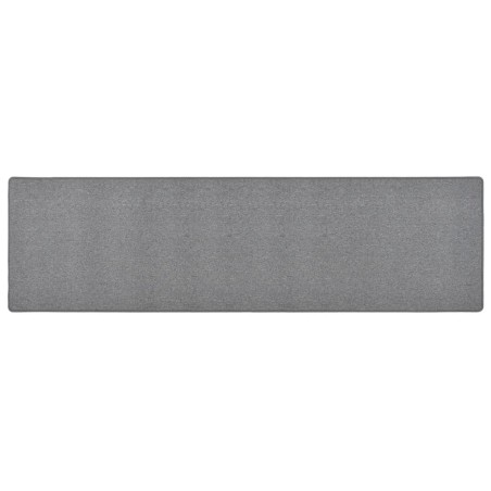 vidaXL Teppichläufer Dunkelgrau 50x200 cm