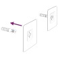vidaXL LED-Badspiegel 40x80 cm vidaXL LED-Badspiegel 40x80 cm