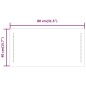 vidaXL LED-Badspiegel 40x80 cm vidaXL LED-Badspiegel 40x80 cm