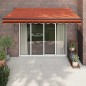 vidaXL Gelenkarmmarkise Orange und Braun 3,5x2,5 m Stoff und Aluminium vidaXL Gelenkarmmarkise Orange und Braun 3,5x2,5 m Stoff und Aluminium