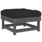 vidaXL 8-tlg. Garten-Lounge-Set mit Kissen Grau Massivholz vidaXL 8-tlg. Garten-Lounge-Set mit Kissen Grau Massivholz