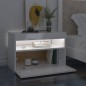 vidaXL TV-Schränke mit LED-Leuchten 2 Stk. Hochglanz-Weiß 60x35x40 cm vidaXL TV-Schränke mit LED-Leuchten 2 Stk. Hochglanz-Weiß 60x35x40 cm