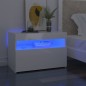 vidaXL TV-Schränke mit LED-Leuchten 2 Stk. Hochglanz-Weiß 60x35x40 cm vidaXL TV-Schränke mit LED-Leuchten 2 Stk. Hochglanz-Weiß 60x35x40 cm