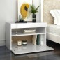 vidaXL TV-Schränke mit LED-Leuchten 2 Stk. Hochglanz-Weiß 60x35x40 cm vidaXL TV-Schränke mit LED-Leuchten 2 Stk. Hochglanz-Weiß 60x35x40 cm