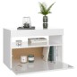 vidaXL TV-Schränke mit LED-Leuchten 2 Stk. Hochglanz-Weiß 60x35x40 cm vidaXL TV-Schränke mit LED-Leuchten 2 Stk. Hochglanz-Weiß 60x35x40 cm
