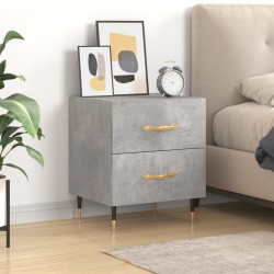 vidaXL Nachttisch Betongrau 40x35x47,5 cm Holzwerkstoff