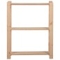 vidaXL Lagerregal mit 3 Böden 60x28,5x90 cm Massivholz Kiefer vidaXL Lagerregal mit 3 Böden 60x28,5x90 cm Massivholz Kiefer