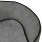 vidaXL Hundesofa Grau 67x47x36 cm Plüsch vidaXL Hundesofa Grau 67x47x36 cm Plüsch