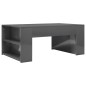 vidaXL Couchtisch Hochglanz-Grau 100x60x42 cm Holzwerkstoff vidaXL Couchtisch Hochglanz-Grau 100x60x42 cm Holzwerkstoff