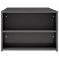 vidaXL Couchtisch Hochglanz-Grau 100x60x42 cm Holzwerkstoff vidaXL Couchtisch Hochglanz-Grau 100x60x42 cm Holzwerkstoff