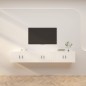 vidaXL TV-Wandschränke 3 Stk. Weiß 80x34,5x40 cm vidaXL TV-Wandschränke 3 Stk. Weiß 80x34,5x40 cm